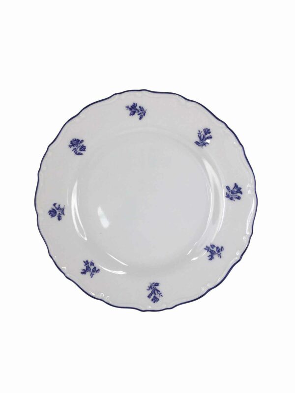 Тарелка десертная Thun Офелия Мелкие синие цветы 17 см 2