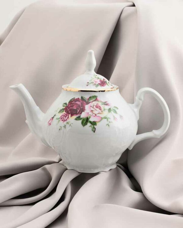 Чайник с крышкой Bernadotte  Английская роза золото 1,2 л