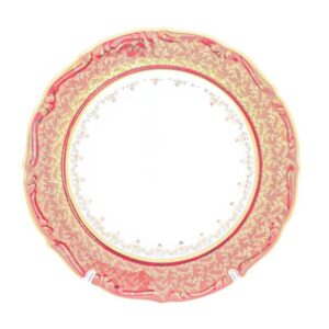 Блюдо круглое Repast Красный лист Мария тереза 30 см 2