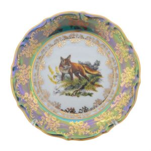 Набор тарелок Repast Охота зеленая Мария-тереза 17 см 56069 2