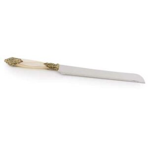 Нож для хлеба Domus Versaille Antique Gold Champagne Steel 2