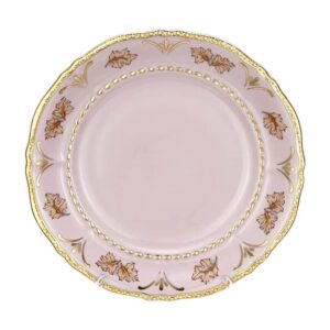 Набор тарелок Леандер Соната: Дубовый Лист розовый 17см
