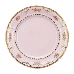 Набор тарелок Леандер Соната: Дубовый Лист розовый 21см