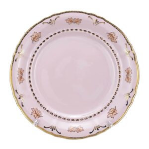 Набор тарелок Леандер Соната: Дубовый Лист розовый 25 см