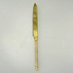 Нож сервировочный Claret золотой