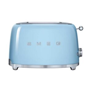 Тостер на два ломтика Smeg пастельный голубой 950Вт