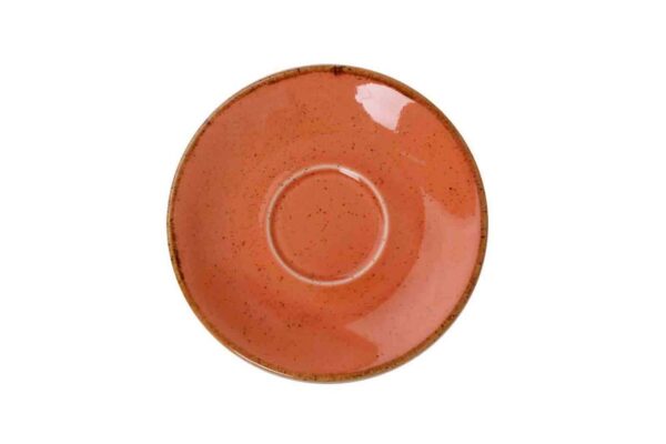 Блюдце для кофейной чашки Porland Seasons Orange 12 см оранжевый Posuda Vip