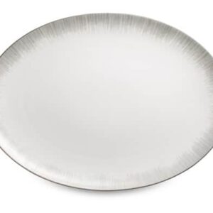 Блюдо овальное Narumi Сверкающая Платина 38 см Посуда Vip