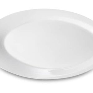 Блюдо овальное Narumi Воздушный белый 38 см Посуда Vip