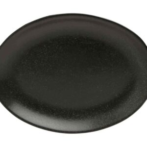 Блюдо овальное Porland Seasons Black 18х14 см черный Posuda Vip