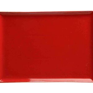 Блюдо прямоугольное Porland Seasons Red 35х26 см красный Posuda Vip