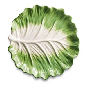 Блюдо сервировочное 3D Certified Int Весенний сад Капустный лист 34х33 см Посуда Vip