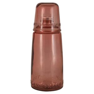 Бутылка для воды San Miguel Natural  Water розовые 1л со стаканом 0