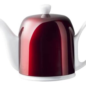 Чайник заварочный Degrenne Salam 1 л 6 чашек белый с красной муфтой Посуда Vip