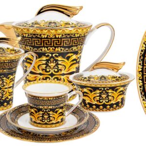 Чайный сервиз Royal Crown Турандот 6 пер 21 пр Posuda Vip