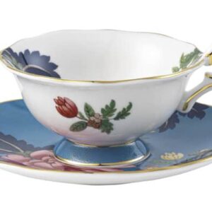 Чашка чайная с блюдцем Wedgwood Сапфировый сад 140 мл Посуда Vip