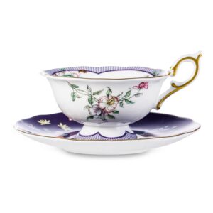 Чашка чайная с блюдцем Wedgwood Wonderlust Полуночный сад 140 мл Посуда Vip