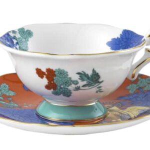 Чашка чайная с блюдцем Wedgwood Золотой попугай 140 мл Посуда Vip