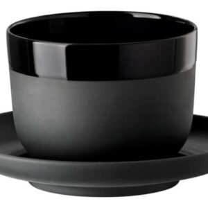 Чашка для эспрессо с блюдцем Rosenthal Капелло 210 мл черная Посуда Vip