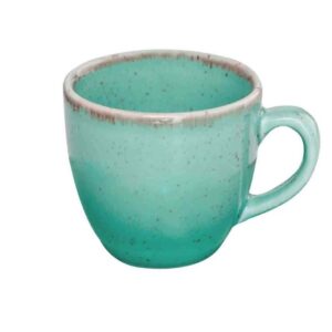 Чашка кофейная Porland Seasons Turquoise 90 мл бирюзовый Posuda Vip