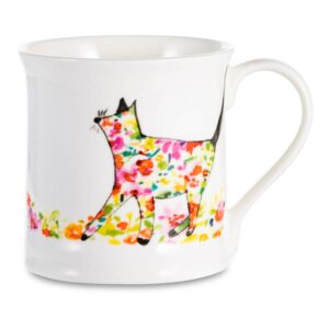 Кружка Just Mugs Devon Цветочный питомец Кошка 412 мл Посуда Vip