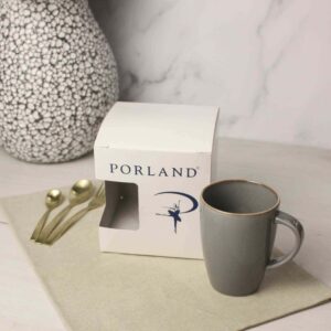 Кружка Porland Seasons 260 мл темно-серая подарочная упаковка Posuda Vip