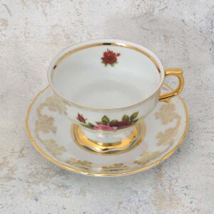 Набор чайных пар Queen’s Crown Aristokrat Роза 220 мл 59014 posuda Vip