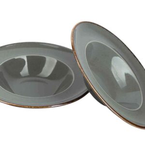 Набор глубоких тарелок для пасты 25 см Porland Seasons 500 мл 2 пр тёмно-серый Posuda Vip