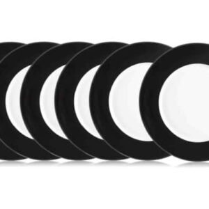 Набор из 6 тарелок подстановочных Lenox Маркеса 30 см чёрный Посуда Vip