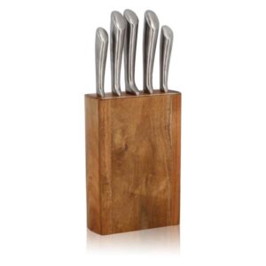 Набор кухонных ножей OGO 5 пр в деревянной подставке Посуда Vip
