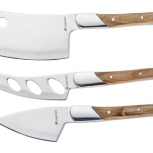 Набор ножей для сыра Legnoart Reggio ручки из светлого дерева 3 пр японская Посуда Vip