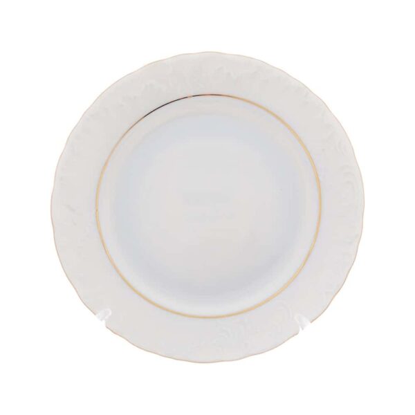 Набор плоских тарелок 17 см Repast Rococo с зол полос 59849 posuda Vip