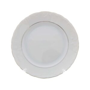 Набор плоских тарелок Repast Rococo с платин полос 19 см 59873 posuda Vip