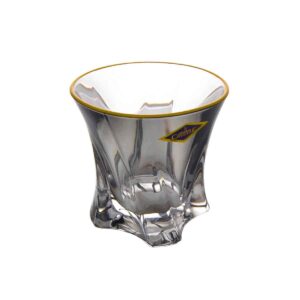 Набор стаканов для виски Aurum Crystal Cooper 320 мл серебро с зол 57451 posuda Vip
