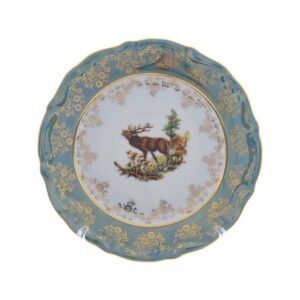 Набор тарелок Repast Охота зеленная Мария-тереза 17 см 57431 posuda Vip