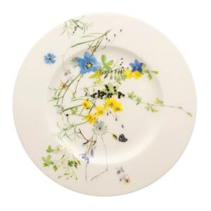 Тарелка десертная с бортом Rosenthal Альпийские цветы 19 см Посуда Vip