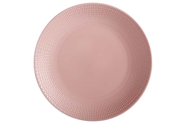 Тарелка обеденная Casa Domani Corallo розовая 27 см Posuda Vip