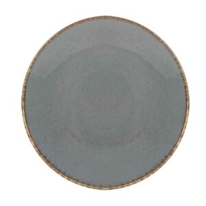 Тарелка Porland Dark Grey Seasons 28 см безбортовая темно-серый Posuda Vip