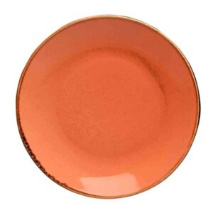 Тарелка Porland Seasons Orange 28 см безбортовая оранжевый Posuda Vip