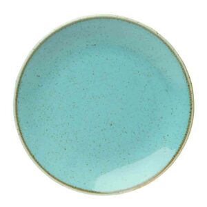 Тарелка Porland Seasons Turquoise 18 см безбортовая бирюзовый Posuda Vip