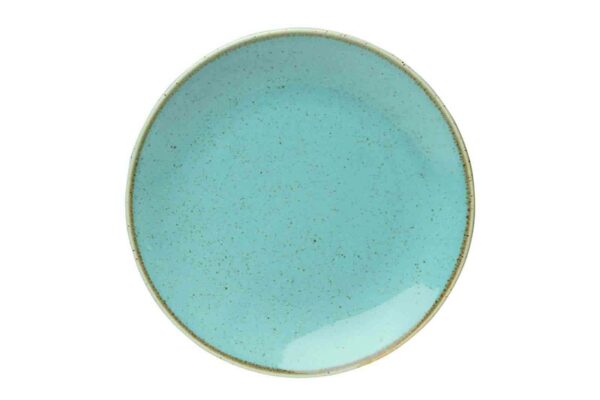 Тарелка Porland Seasons Turquoise 18 см безбортовая бирюзовый Posuda Vip