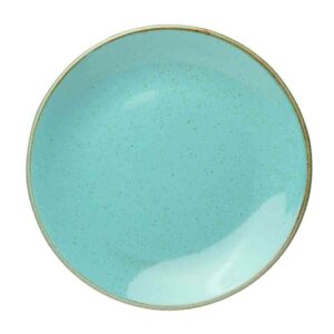 Тарелка Porland Seasons Turquoise 24 см безбортовая бирюзовый Posuda Vip