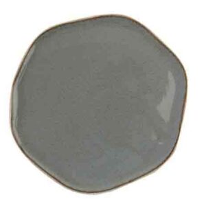 Тарелка с волнообразным краем Porland Dark Grey Seasons 27 см темно-серый Posuda Vip