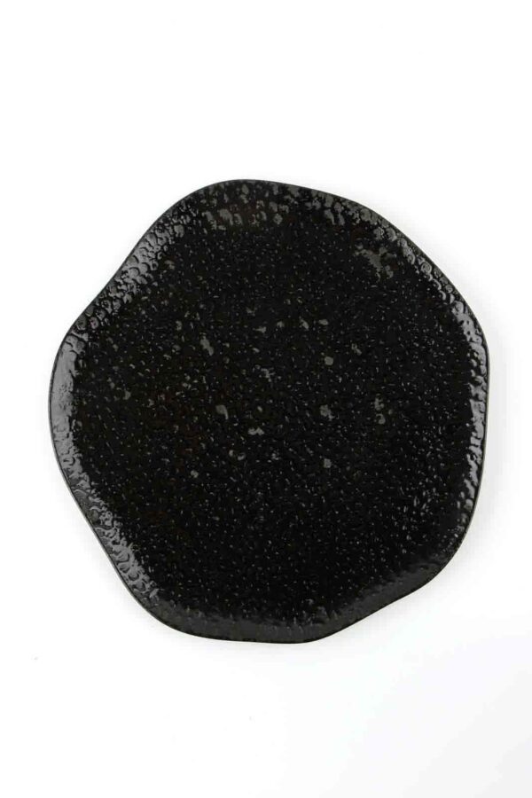 Тарелка с волнообразным краем Porland Seasons Black 21 см черный Posuda Vip
