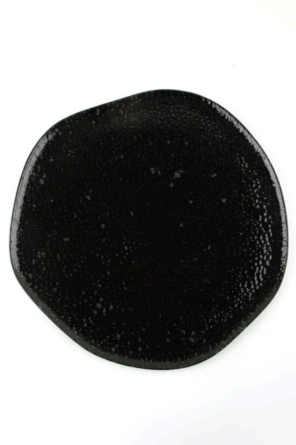 Тарелка с волнообразным краем Porland Seasons Black 33 см черный Posuda Vip