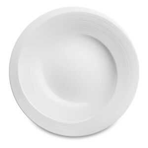 Тарелка суповая Narumi Воздушный белый 23 см Посуда Vip