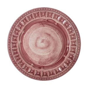 Тарелка закусочная Matceramica Augusta розовая 22 см Posuda Vip