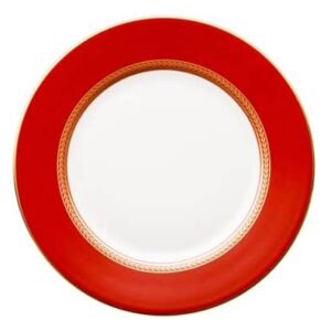Тарелка закусочная Wedgwood Ренессанс 20 см красная Посуда Vip