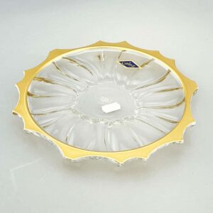 Блюдо Aurum Crystal Плантика Голд 20 см posuda vip