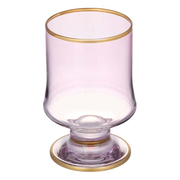 Набор стаканов Usta Aria розовый 310 мл 3 шт posuda vip